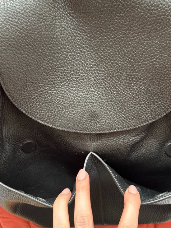 Cuyana Black Pebbled Leather Backpack main image 5